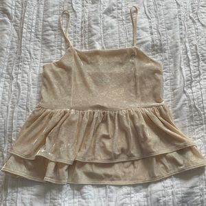 American Eagle velvet tank